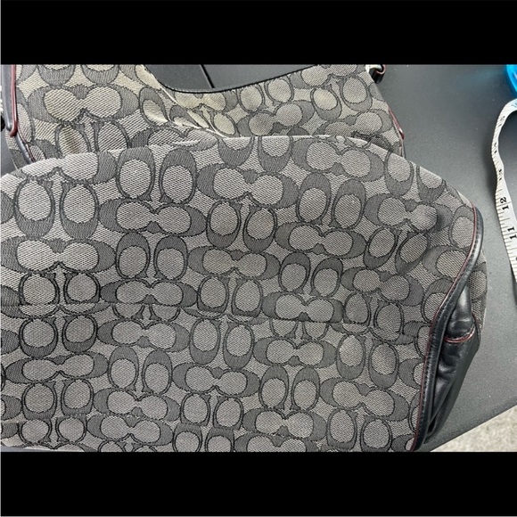 Coach Phoebe Shoulder Bag black on black soho - Picture 3 of 6